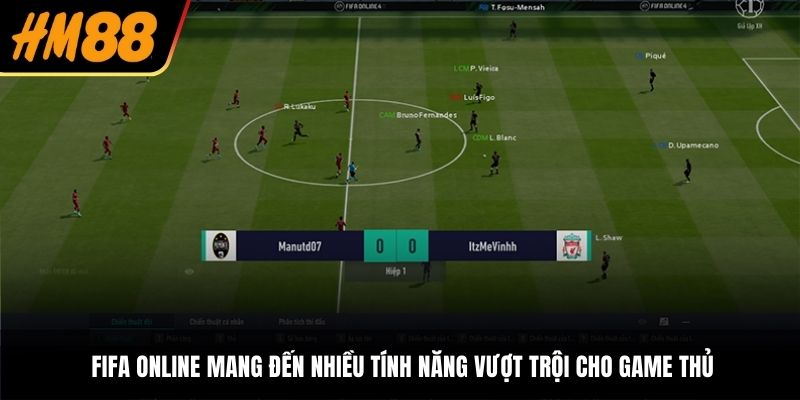 FIFA Online mang đến nhiều tính năng vượt trội cho game thủ