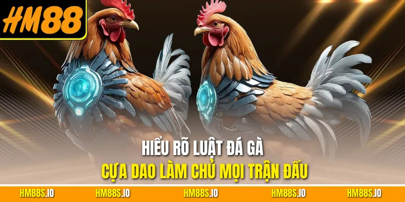 Hiểu rõ luật đá gà cựa dao làm chủ mọi trận đấu