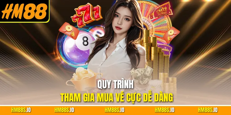 Quy trình tham gia mua vé cực dễ dàng