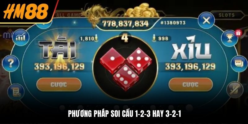 Phương pháp soi cầu 1-2-3 hay 3-2-1